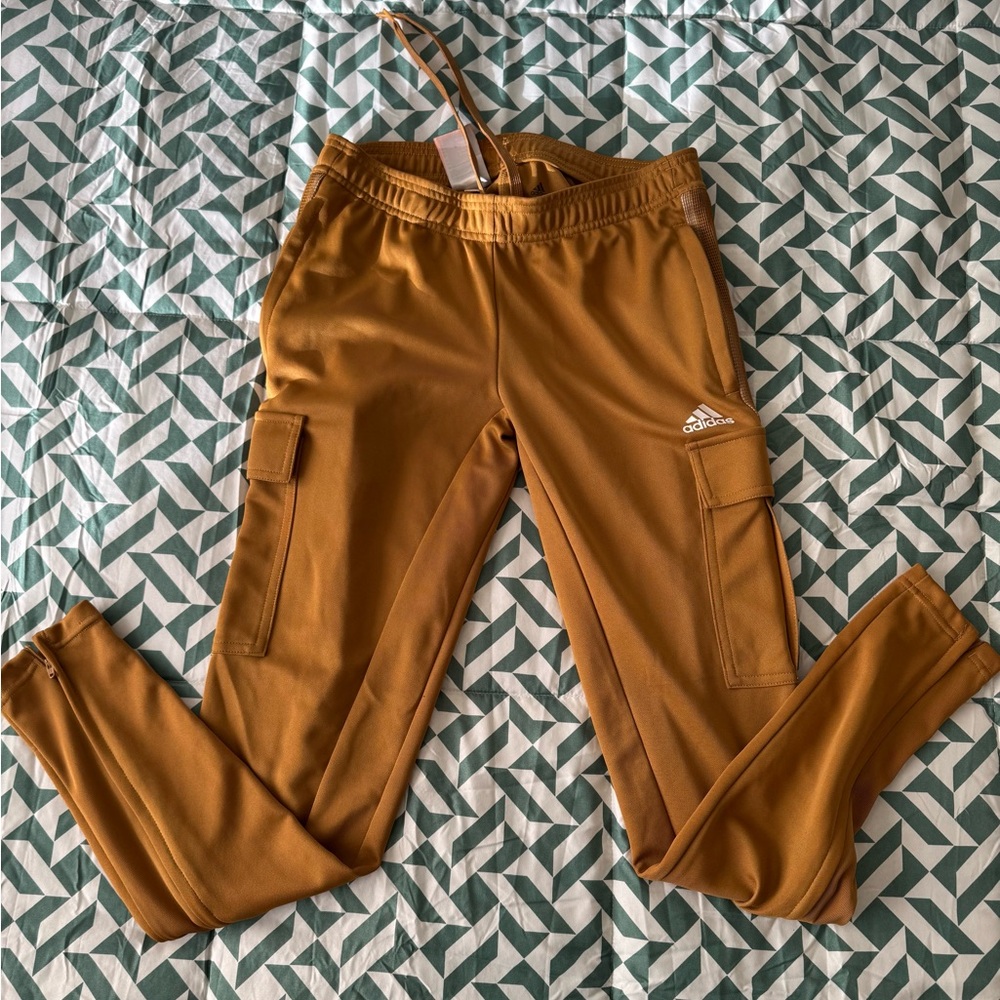 Adidas women’s Tan Jogger Pants